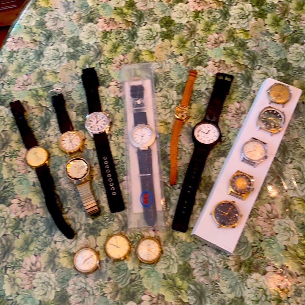 Watch lot vintage mechanical and contemporary watches - Picture 1 of 9